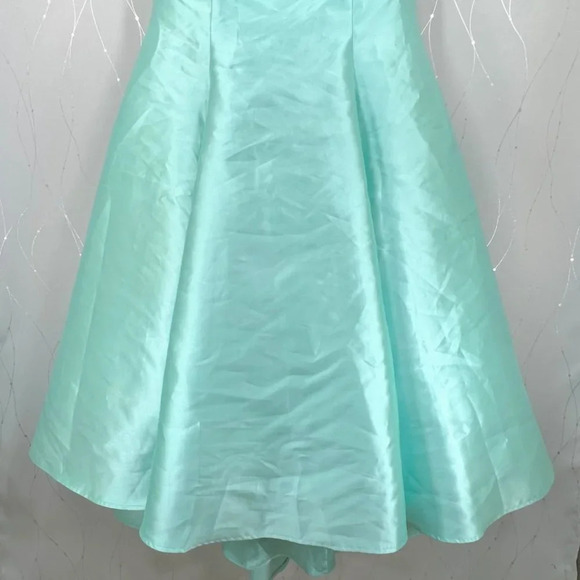 NWT Rachel Allan Mint Two Piece Formal Gown $398 - Picture 6 of 12